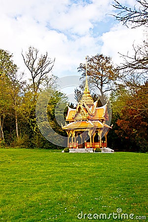 Thai pavillion at Lausanne, switzerland 2 Stock Photo