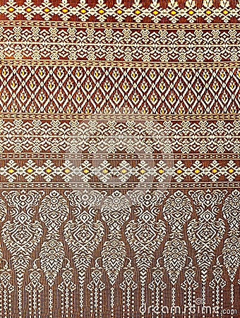 Thai silk,background Stock Photo