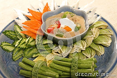 Thai spicy food Stock Photo