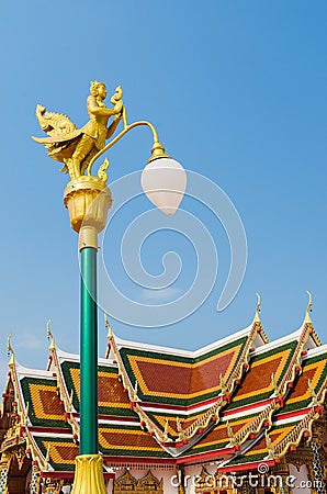 Thai street lamp Stock Photo