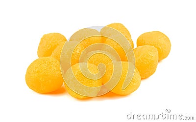 Thai sweets or Khanom Thai. Sweet egg. Ancient Thai dessert Stock Photo