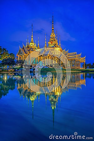 Thai temple in Nakhon Ratchasima Stock Photo