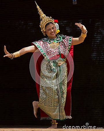 Thai Traditional Dance Editorial Stock Photo
