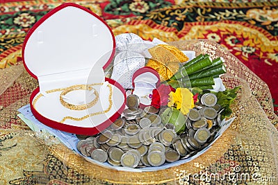 Thai Wedding Stock Photo