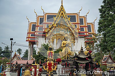 THAILAND AMPHAWA WAT CHULAMANEE Editorial Stock Photo