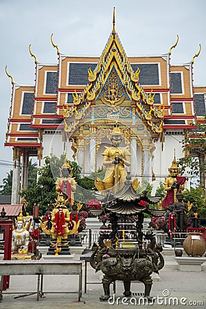 THAILAND AMPHAWA WAT CHULAMANEE Editorial Stock Photo