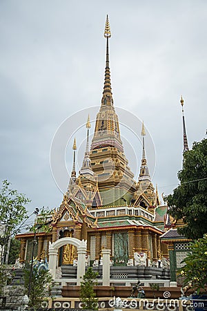 THAILAND AMPHAWA WAT CHULAMANEE Editorial Stock Photo