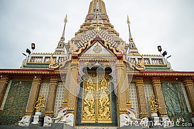 THAILAND AMPHAWA WAT CHULAMANEE Editorial Stock Photo