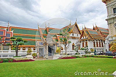 Thailand Bangkok The Grand Palace Stock Photo