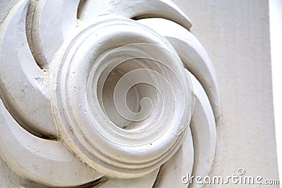 thailand bangkok palaces temple abstract in spiral angl Stock Photo