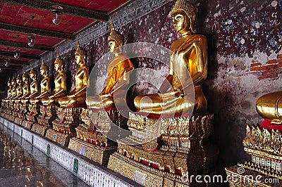 Thailand Bangkok Wat Suthat Stock Photo