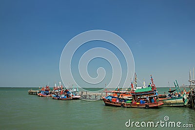 Thailand fishing boat Editorial Stock Photo
