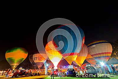 Thailand Internaltion Balloon Festival Editorial Stock Photo