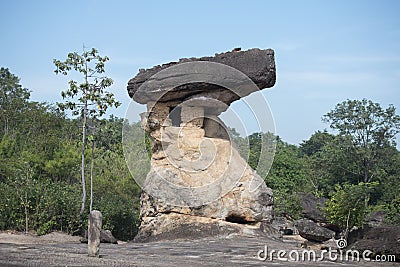 THAILAND ISAN UDON THANI PHU PHRA BAT NARIONAL PARK Stock Photo