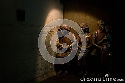 Thailand - 21 July 2018 : Air Raid Shelter in Dusit Zoo or Khoa Din Park is a zoo in Bangkok, Thailand. Editorial Stock Photo
