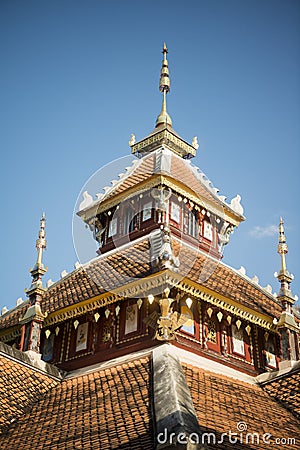 THAILAND LAMPANG WAT PONGSANUK TEMPLE Stock Photo