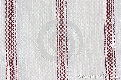 Thailand pattern of woven fabrics hand. Stock Photo