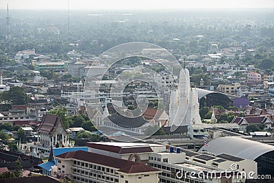 THAILAND PHETBURI CITY VIEW Editorial Stock Photo