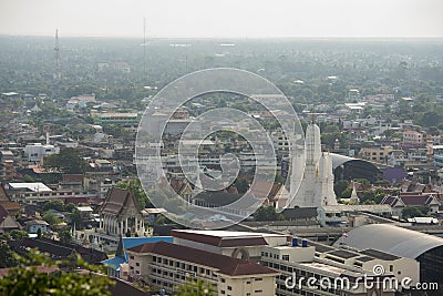 THAILAND PHETBURI CITY VIEW Editorial Stock Photo