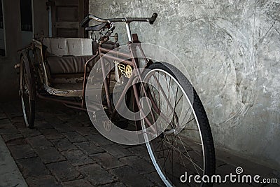 Thailand tricycle vintage style Stock Photo