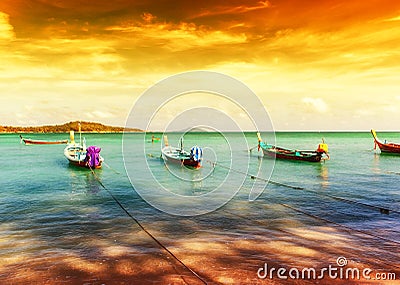 Thailand tropical beach exotic landscape Stock Photo