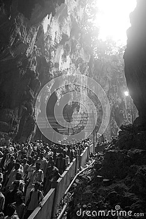 Thaipusam celebration at Batu Cave, Malaysia Stock Photo