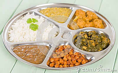 Thali Stock Photo