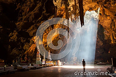 Tham Khao Luang Cave Stock Photo