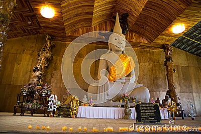 Tham Pha Daen Wat temple, Sakon Nakhon, Thailand Editorial Stock Photo