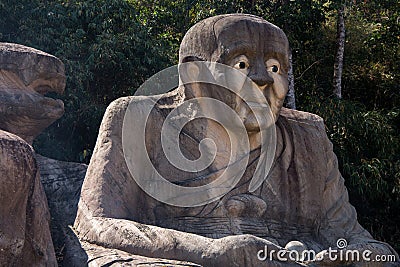 Tham Pha Daen Wat temple, Sakon Nakhon, Thailand Editorial Stock Photo