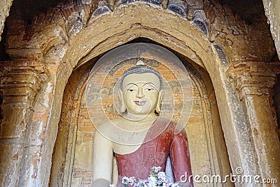 Thambula Temple in Bagan, Myanmar Stock Photo