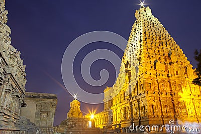 Thanjavur Brihadeeswarar Temple Stock Photo