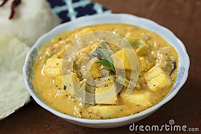 Thanjavur Kadamba Sambar Stock Photo