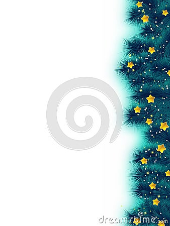 Thank you card on a bright christmas. EPS 8 Vector Illustration