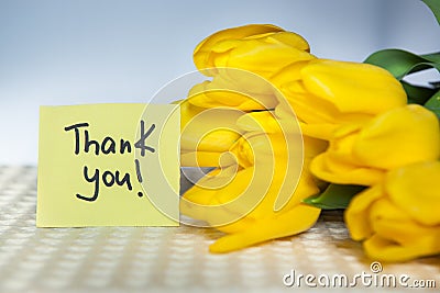 Thank you card Stock Photo