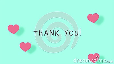 Thank you animation stock video. Video of smiley, grateful - 90066433
