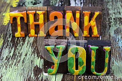 Thank you greeting volunteer appreciation healthcare support gratitude Stock Photo