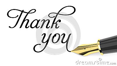 Thank you card Stock Photo