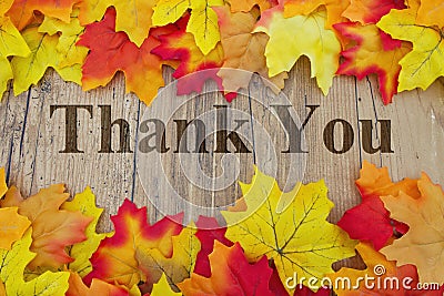 Thank You Message Stock Photo