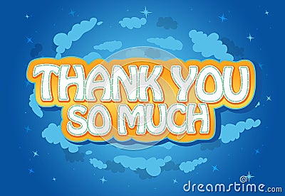 Thank You Message Note Card Stock Photo