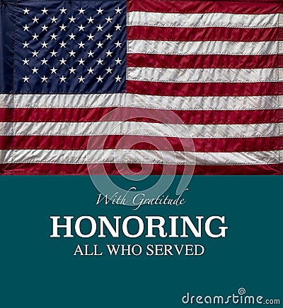 Thank you military veterans Stock Photo