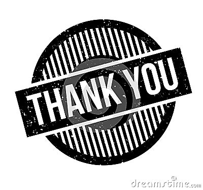 Thank You rubber stamp Vector Illustration