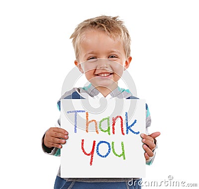 Thank you sign Stock Photo