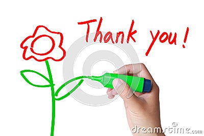 Thank you teacher! Stock Photo