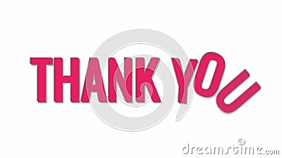Thank You Text Animated Video Text Animation for Social Media Saying Thank  You Moving Hand Drawn Lettering Message. 4k Stock Footage - Video of  decorative, hand: 182780690