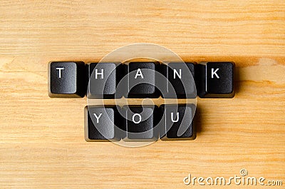 Thank you words Stock Photo