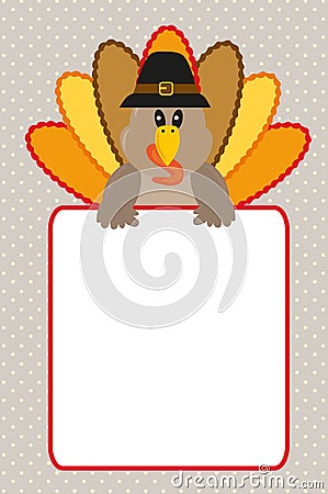 Thanksgiving card Cartoon Illustration