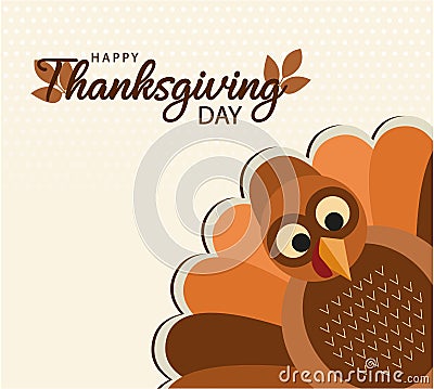 Thanksgiving card or background. Vector Illustration