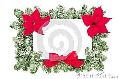 Thanksgiving Christmas and New Year Border Stock Photo