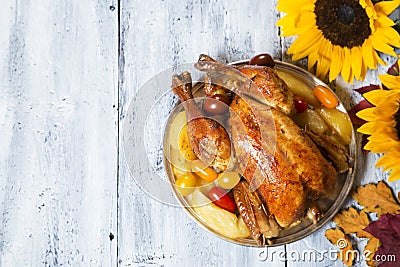 Thanksgiving dinner Stock Photo